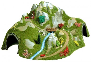 Busch 3029 Ecktunnel, groß 