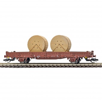 Busch 31519 DR Flachwagen mit Rungen Ks Ep.4 