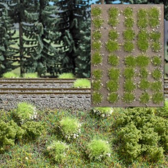 Busch 3551 Grasbüschel mit Steinen Frühling 