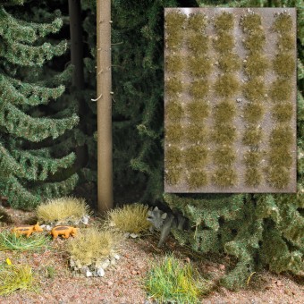 Busch 3554 Grasbüschel mit Steinen Herbst 