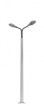 Busch 4138 Betonmast mit 2 Lampen gelbes Licht 