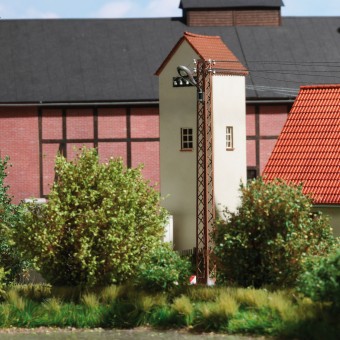 Busch 4185 Verrostete Gittermastleuchte gelb oval 