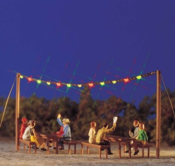 Busch 5408 LED Lichterkette bunt 