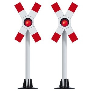 Busch 5929 DR Bahnübergang Warnblinkanlage 