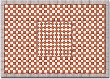 Busch 7413 Dekoplatte Fliesen antik 