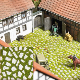 Busch 7433 Rasensteine 