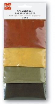 Busch 7595 Farbpulver-Set (4 Farben) 