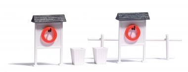 Busch 7771 Mini-Set: Rettungsringe 