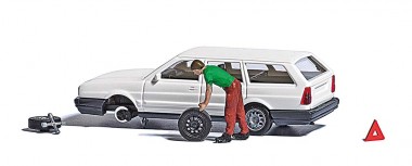 Busch 7827 Action-Set: Reifenpanne 