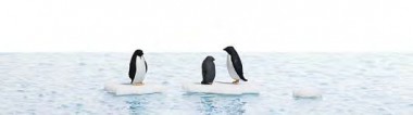Busch 7923 A-Set: Pinguine auf Eis H0 