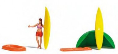 Busch 7943 A-Set: Strandidylle H0 