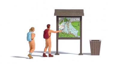 Busch 7947 Action-Set Figuren Nackwanderer 