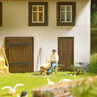 Busch 79855 A-Set:Holzschnitzer H0 