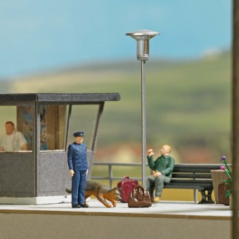 Busch 79873 A-Set:Polizei/Spürhund H0 