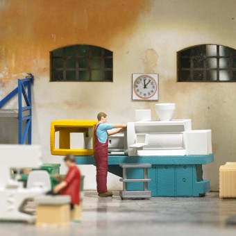 Busch 79903 A-Set:Spritzgussmaschine H0 