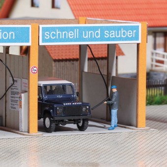 Busch 79943 A-Set: An der Waschbox H0 