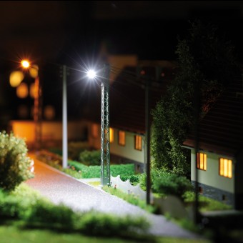 Busch 8725 Gittermastleuchte gelb oval 