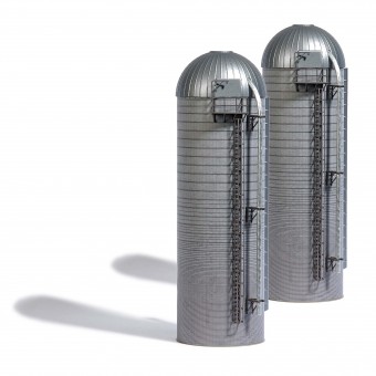 Busch 8767 2 Hochsilos HS 091 