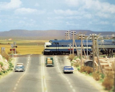 Busch 9710 USA Asphaltstraße 1200x80 mm 