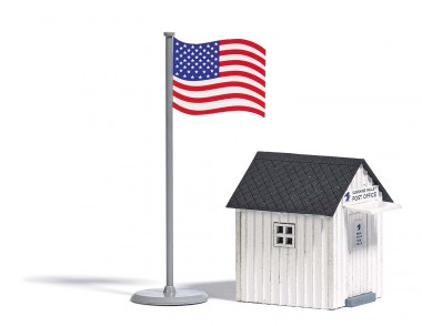 Busch 9729 US Poststation 