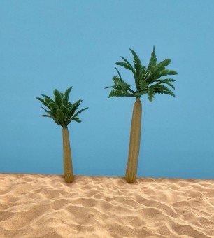 VK Modelle 37006 2 Bananenbäume, 6,5 cm + 9,5 cm 