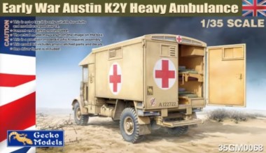 Gecko Models 35GM0068 Early War Austin K2Y Heavy Ambulance 