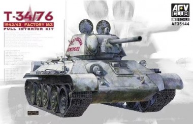 Glow2B AF35144 T34/76 Mod. 1942/43 No.183 (Full Int.) 
