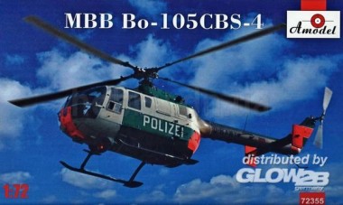 Glow2B AMO72355 MBB Bo-105CBS-4 Helicopter  