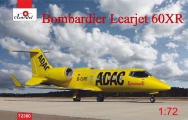 Glow2B AMO72360 Bombardier Learjet 60XR ADAC Ambulance 