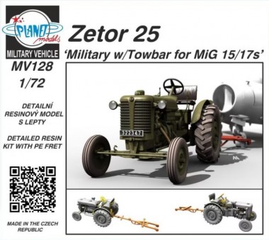 Glow2B MV128 Planet Models: Traktor Zetor 25 Military 
