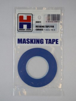 Hobby 2000 80011 Masking Tape Curve 1mm x18m 