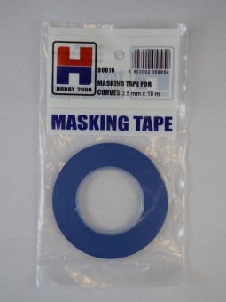 Hobby 2000 80016 Masking Tape Curve 3,5mm x18m 