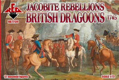 Red Box RB72139 Jacobite Rebellion British dragoons 1745 