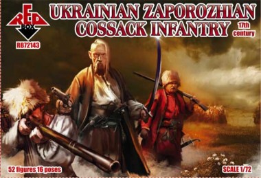 Red Box RB72143 Ukrainian Zaporozhian Cossacks infantry 