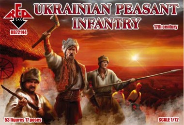 Red Box RB72144 Ukrainian Peasant infantry, 17th century 