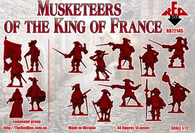 Red Box RB72145 Musketeers of the King of France 