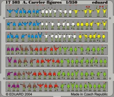 Eduard 17503 Fotoätzsatz bemalt Flugzeugträger Fig. 