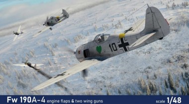 Eduard 84117 Fw 190A-4 w/ engine flaps & 2-gun wings  
