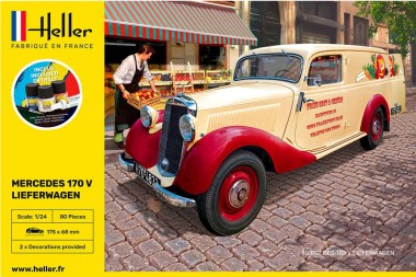 Heller 56736 STARTER KIT MB 170 Lieferwagen 