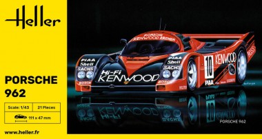 Heller 80109 Porsche 962 #10 Kenwood 