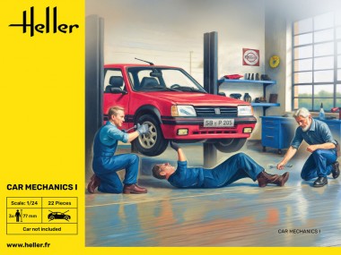 Heller 82755 Car Mechanics / Mechaniker 