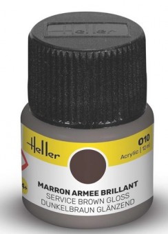 Heller 9010 Heller Acrylic 010 dunkelbraun (gl) 12ml 