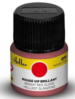 Heller 9019 Heller Acrylic 019 hellrot (gl) 12ml 