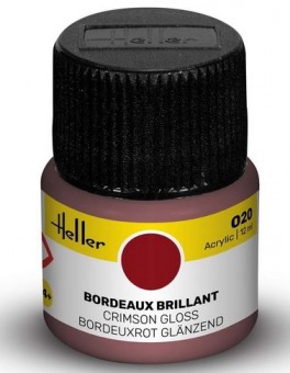 Heller 9020 Heller Acrylic 020 bordeaux-rot (gl) 