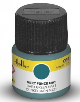 Heller 9030 Heller Acrylic 030 dunkelgrün (m) 12ml 