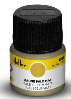 Heller 9081 Heller Acrylic 081 blassgelb (m) 12ml 