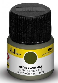 Heller 9086 Heller Acrylic 086 olivegrün-hell (m) 