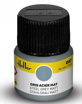 Heller 9087 Heller Acrylic 087 stahlgrau (m) 12ml 