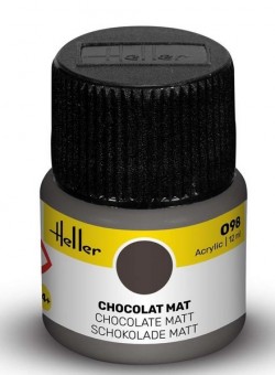 Heller 9098 Heller Acrylic 098 schokolade (m) 12ml 