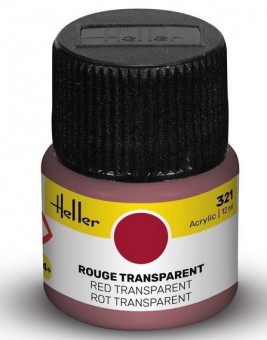 Heller 9321 Heller Acrylic 321 klar rot 12ml 